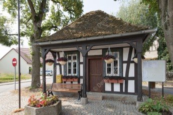 Alsace : petite maison à colombage à Kuhlendorf
