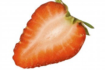 fraise coupée