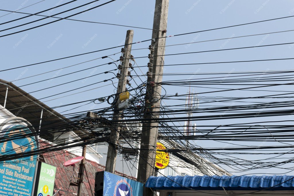 Réseau électrique en Thailande