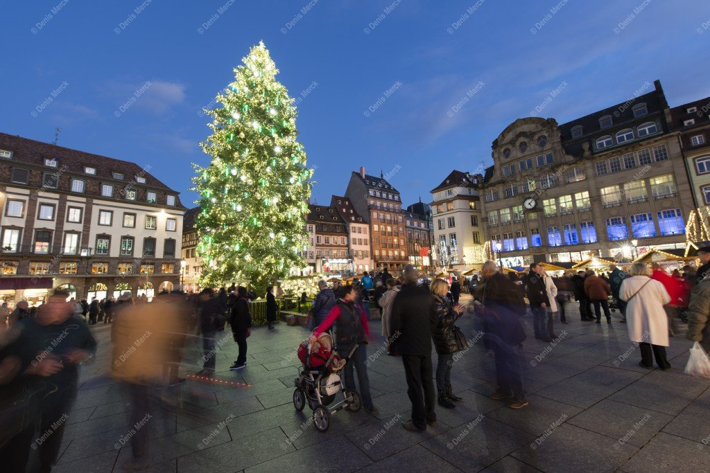 Le sapin de Noel de Strasbourg en 2015