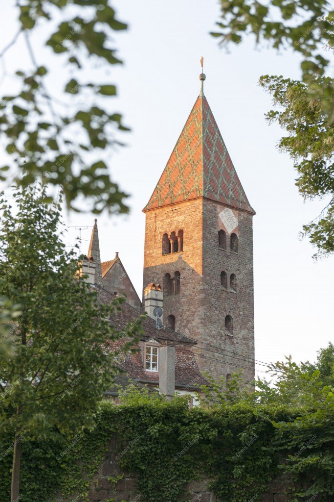 Le clocher de l’abbatial Saint Pierre et Paul de Wissembourg
