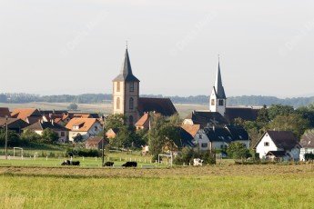 Kirrwiller: village d'Alsace avec ses 2 églises